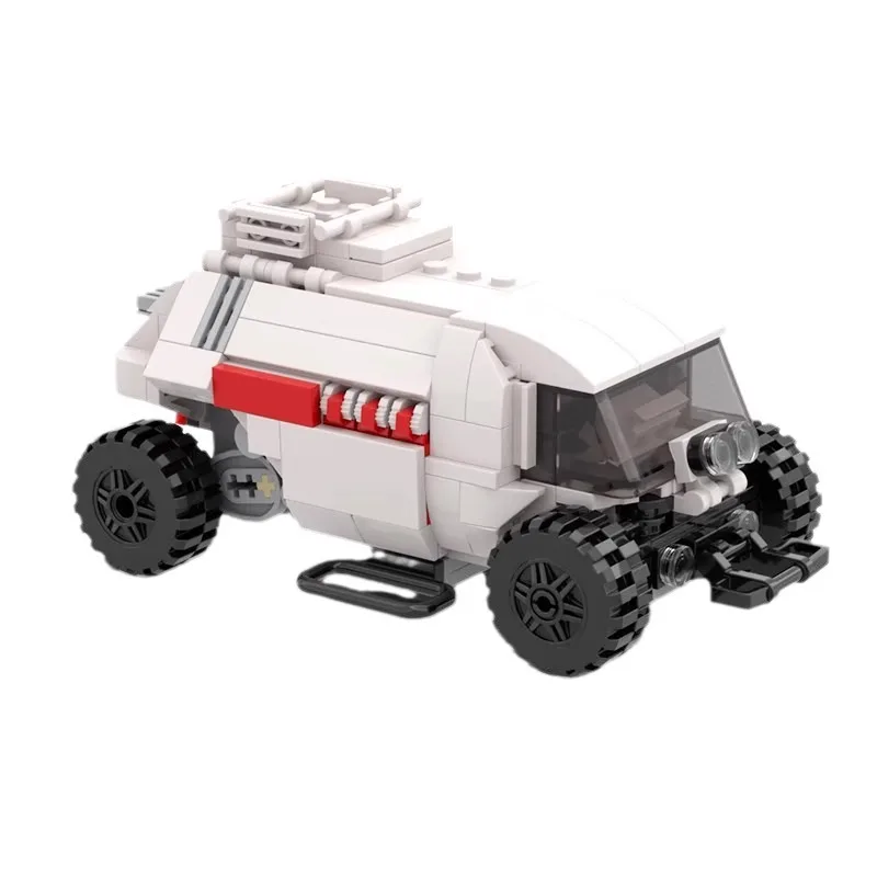 MOC-24675 bloques de construcción coches patrulla espacial coche regalo creativo rompecabezas juego de bloques de construcción