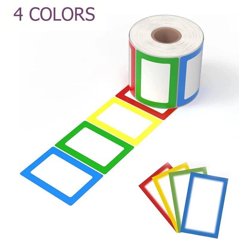 250Pcs Removable Blank Sticker Labels For Home Office File Notes Removable Writable Label Sticker Household Storage Sorting Tags