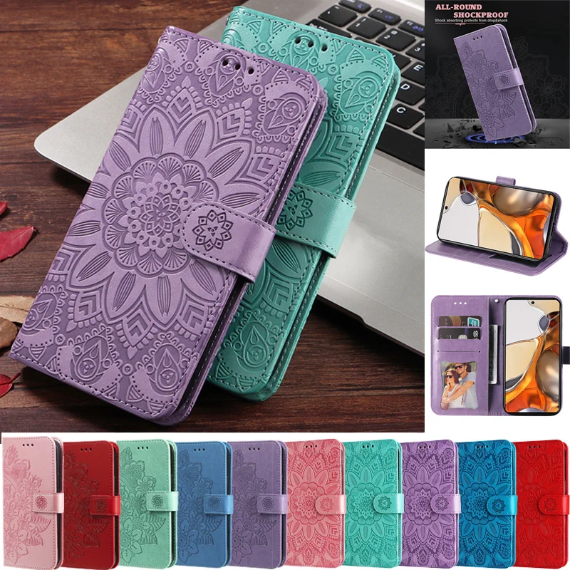 

For Xiaomi Redmi A1 Case Mi Redmi a1 A1 A 1 A2 RedmiA1 Cover Fashion Embossed Funda Leather Card Slot Protect Mobile Phone Case