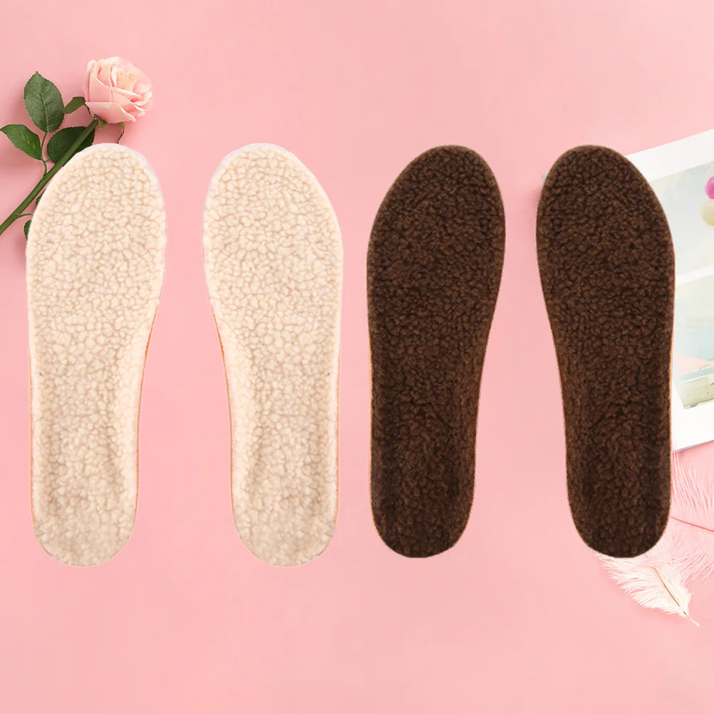 1 pçs palmilhas quentes 37-39 almofadas de sapato grosso inverno almofadas de cuidados com os pés sweatproof anti-odor palmilhas esportivas ferramenta de cuidados com os pés