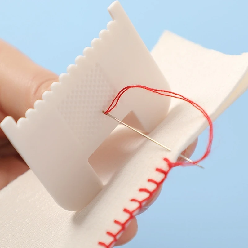 Sewing Template Spacing Precise Sewing Tool Sewing Guide Template for Fabric Embroidery Leathercraft