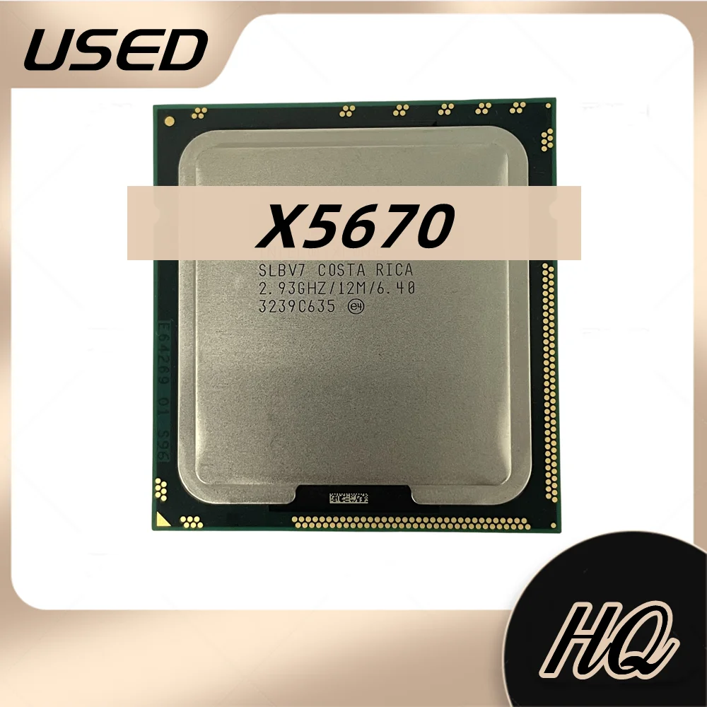 Xeon SLBV7 6 코어 12 스레드, X5670, 2.933 GHz, 12M, 95W, LGA 1366