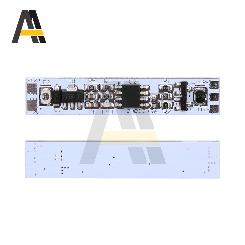 Hand Sweep Motion Sensor Switch Detector DC12V 24V 60W IR Smart Handwave Dimmer For LED Strip Light Kitchen Cabinet Closet Decor