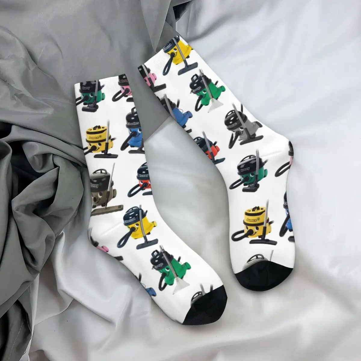 

Всесезонные чулки для экипажа, носки Генри Гувер и друзей, длинные носки в стиле хип-хоп, аксессуары для мужчин и женщин, подарок на день рождения