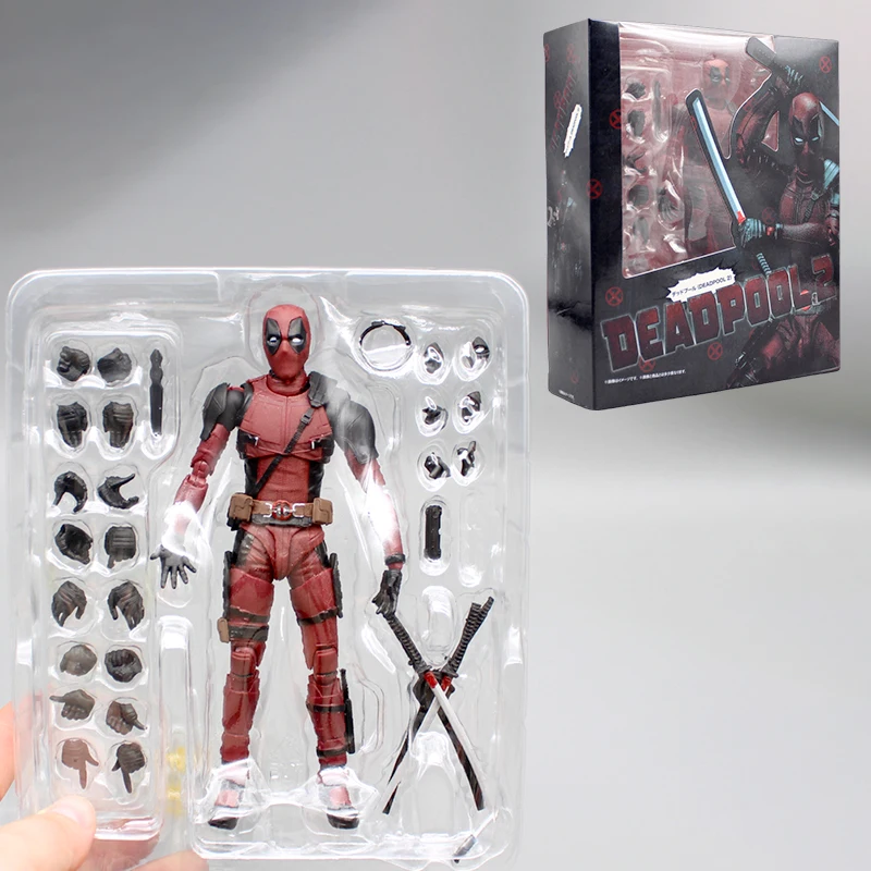 

Marvel Universe супергерой 16 см Shf Дэдпул 2 аниме периферийные мобильные модели орнамент подарок на день рождения