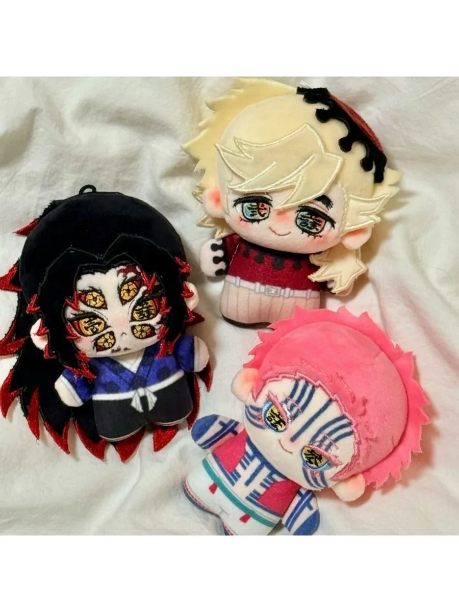 10cm Demon Slayer Kokushibo Douma Akaza Urocza Lalka Nunu, Wykwintnie Haftowana Bawełniana Lalka Pluszowa, Zabawka, Prezent dla Przyjaciół — 2