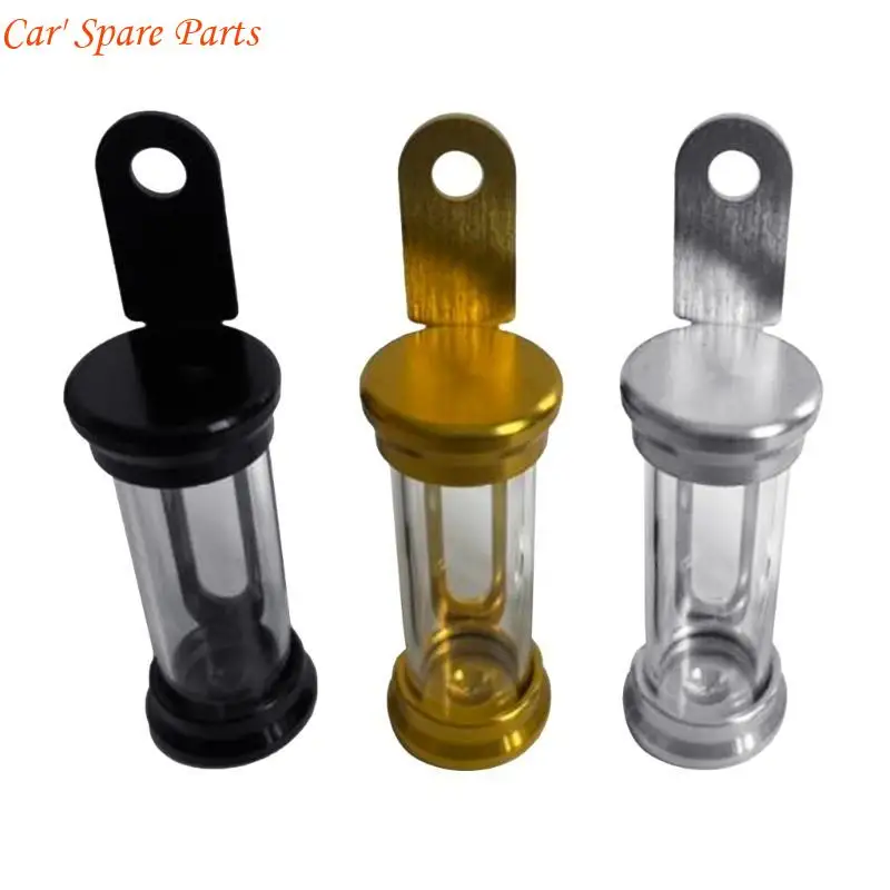 

Y4UA Moped Scootor Tube Tax Disc Cylindrical Holder Frame Universal Waterproof Registration Label Stand License Plate Holder
