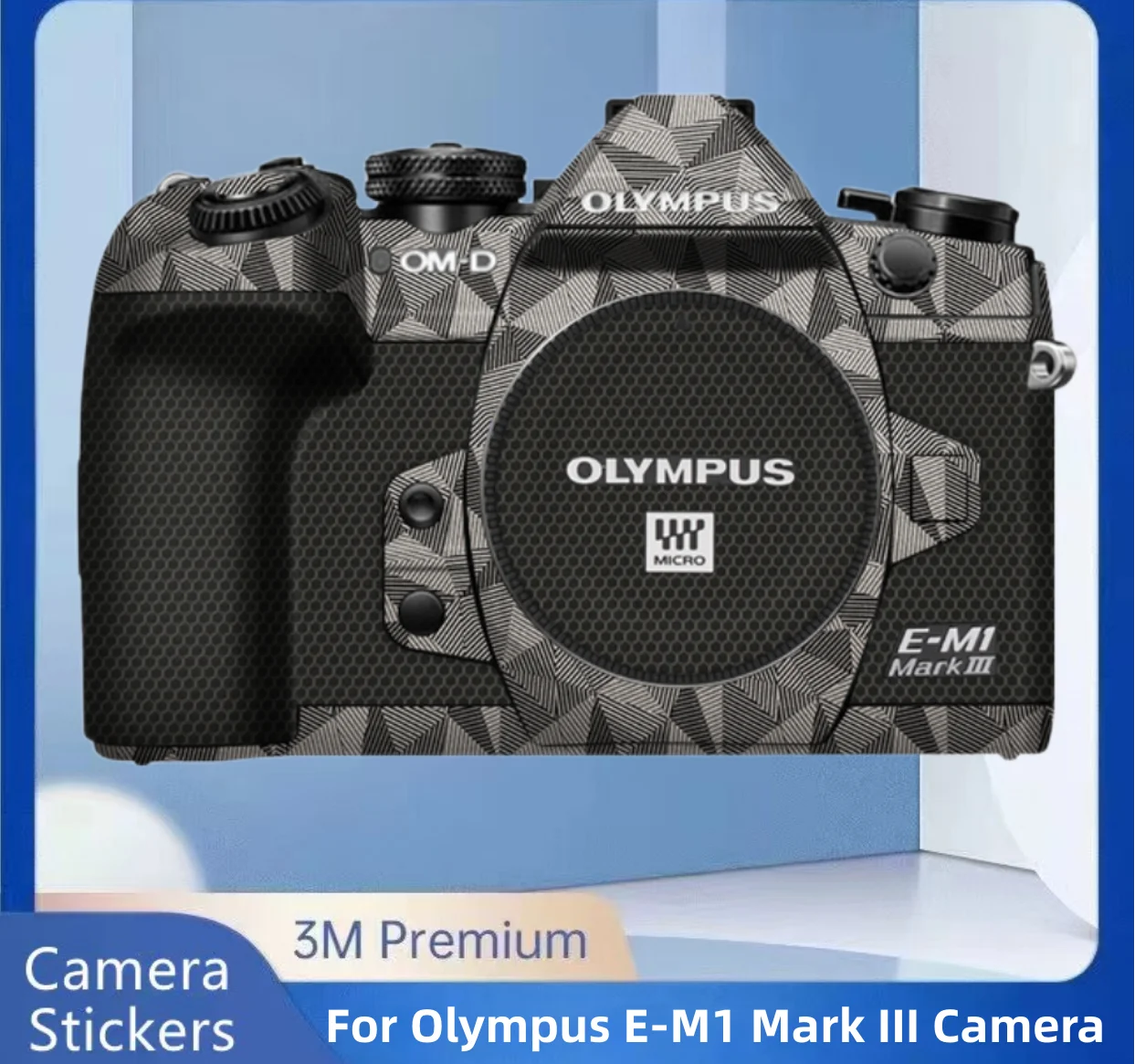 E-M1 III Decal Skin Vinyl Wrap Film Camera Body Protective Sticker For Olympus OM-D EM1 Mark3 MarkIII Mark 3 M3 E-M1III E-M1M3