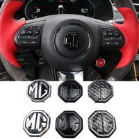 4.3CM 4.5CM Car Steering Wheel Badge Decals for MG HS ZS RX8 RX5 ZR 350 550 6 ZT 7 3 ZR GS GT TF 5 EZS Trophy Modified Sticker