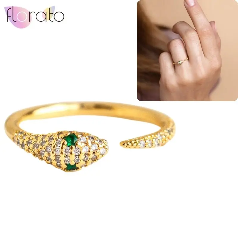 Women's 24K Gold Plated Adjustable Open Hug Ring