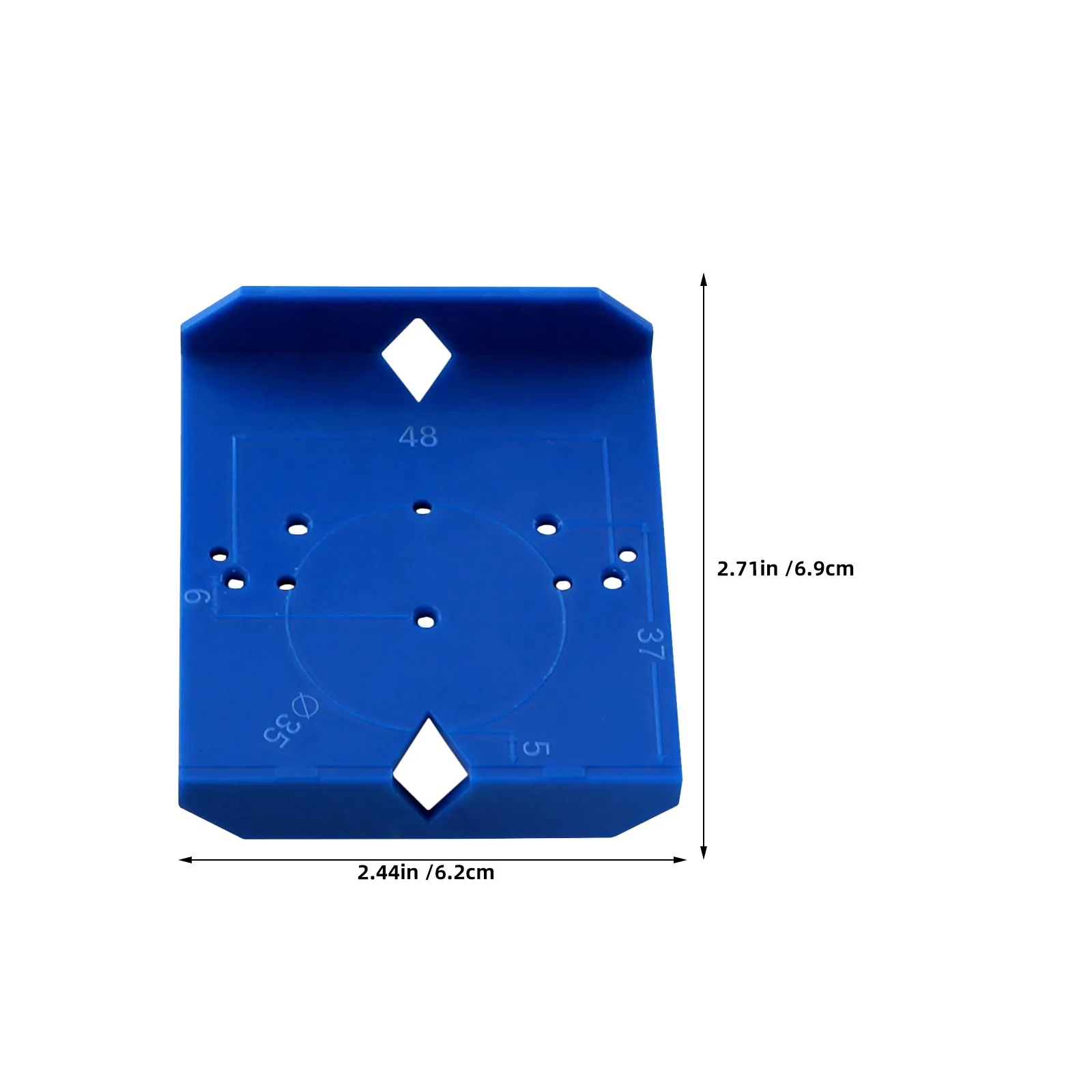 10Pcs Cabinet Door Positioning Tool Hinge Drilling Guide Template for Concealed Hinge Installation DIY Woodworking Cabinet