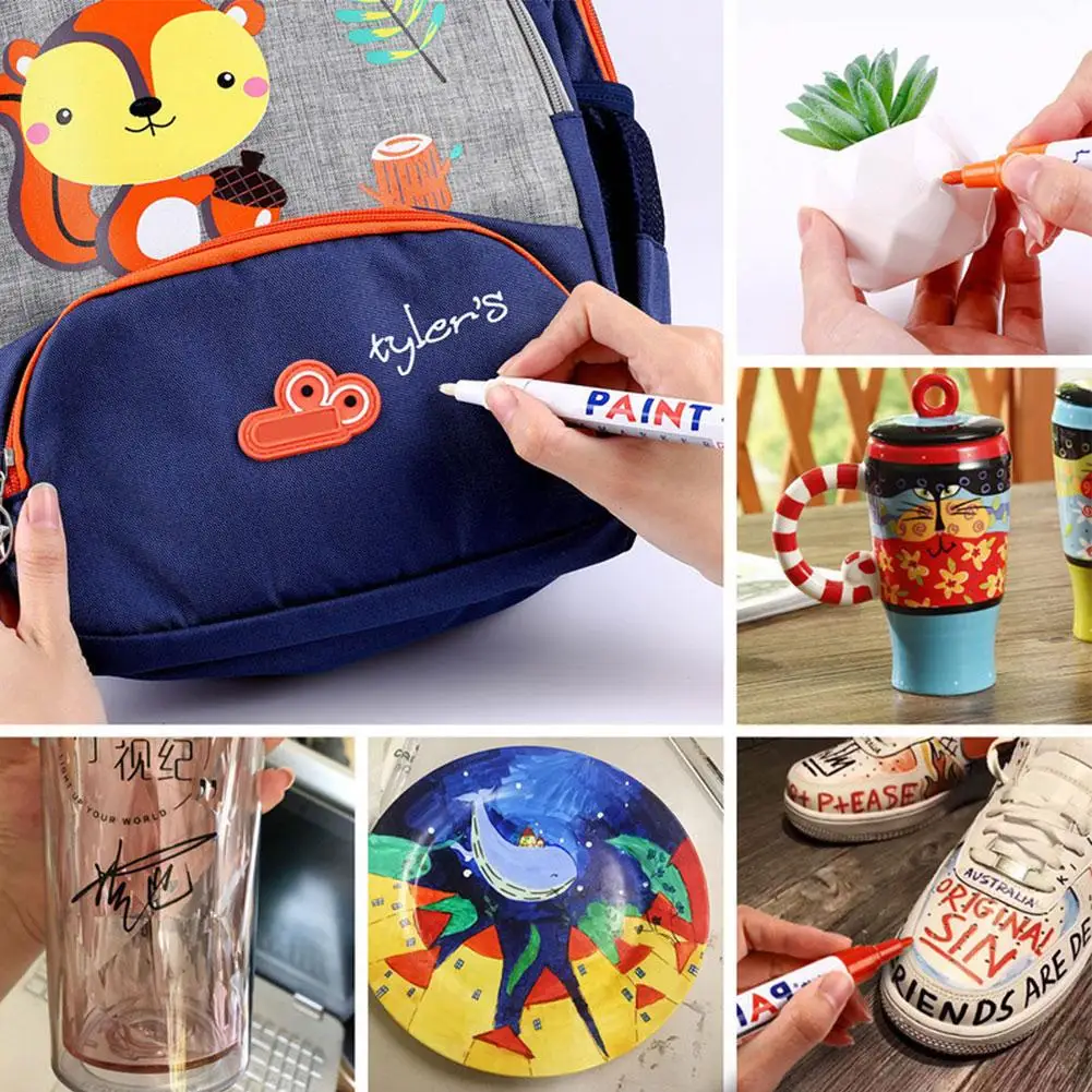 قلم إصلاح خدوش السيارة ، قلم طلاء تلقائي باللمس ، مزيل التعبئة ، علامة طلاء إطارات مطاطية للسيارة ، تصميم السيارة ، العناية بالإصلاح #5