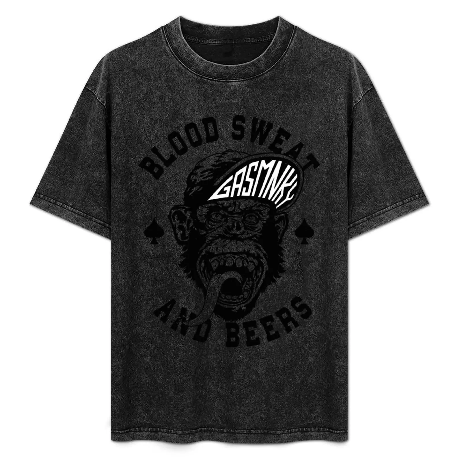 

Gas Monkey Garage Blood Sweat And Beers Cool Hat T-Shirt anime oversized customs clothes for men