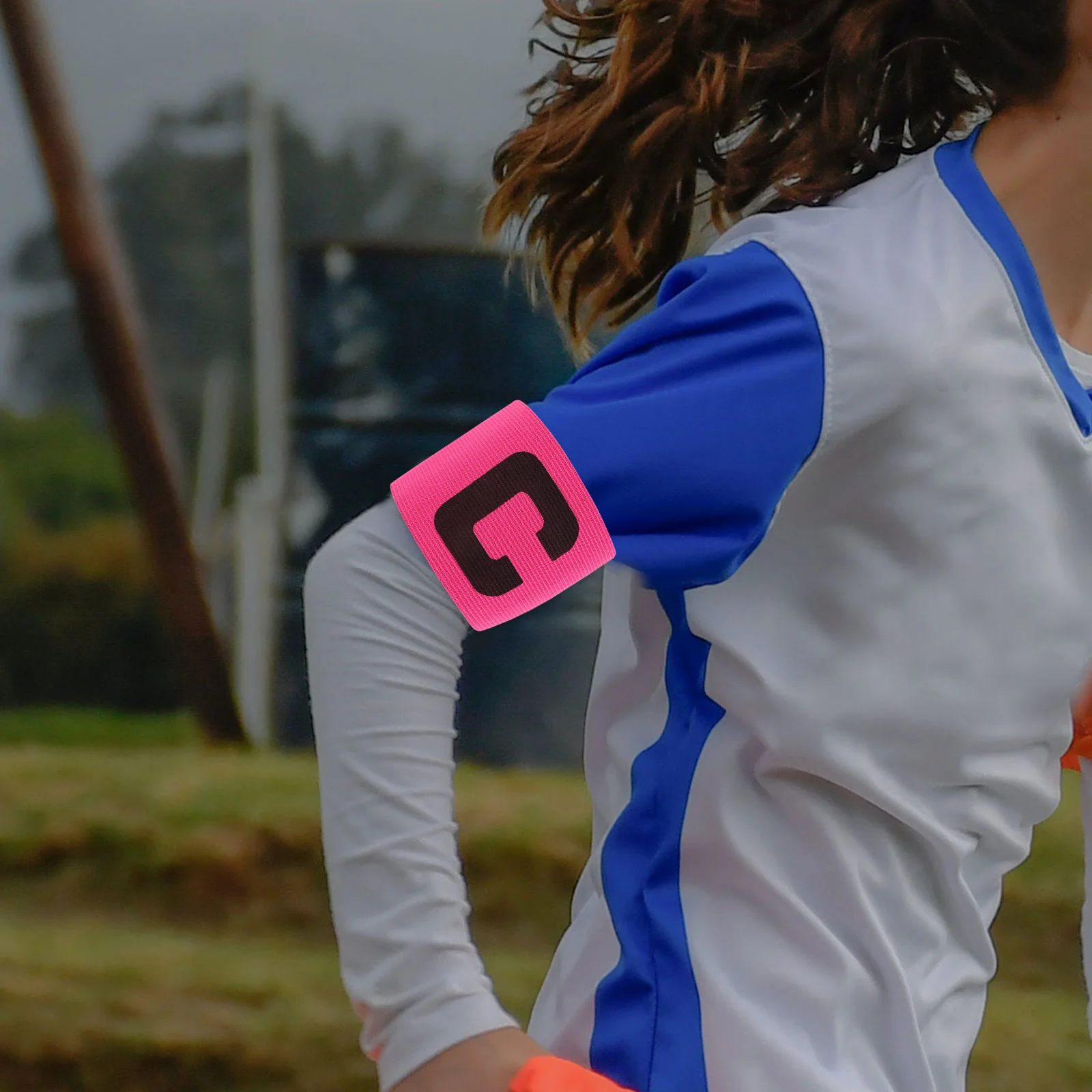 

6pcs Football Captain Armband Professional Training Match Adjustable Strap Arm Bands Youth Adult Soccer Team Sport