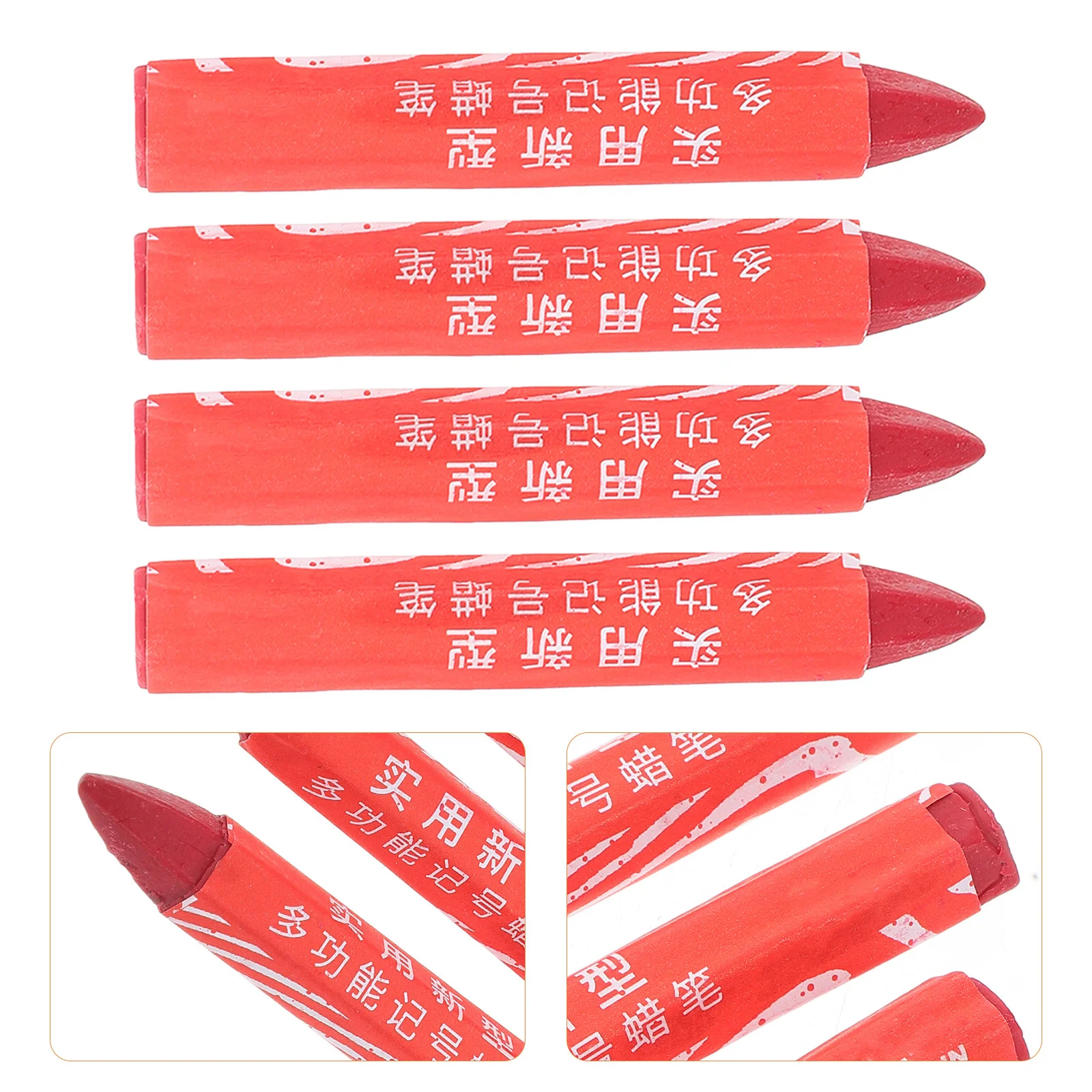 

4pcs Tire Marker Pens Waterproof Wax Crayon For Car Repair Position Marking On Rubber Metal Wood Ceramics Glass Plastic