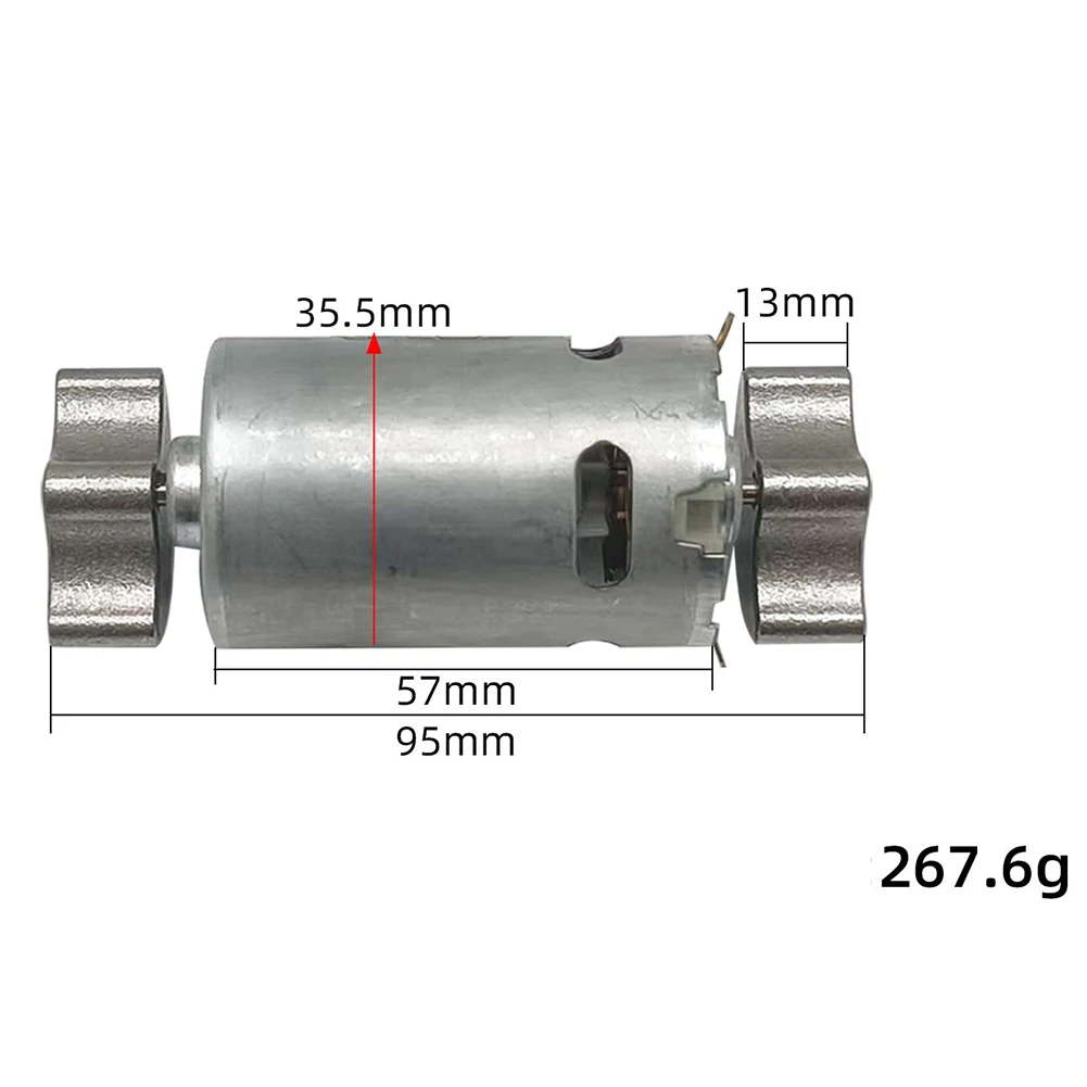 1 Buah DC 20V Motor Penggetar Poros Ganda 70W Penggetar Ubin untuk Mesin Ubin Lithium Model Mainan Listrik Pembersih Debu Listrik