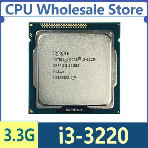 Intel Core i3-3220 i3 3220 3,3 GHz Verwendete Dual-Core-CPU 3M TDP55W LGA 1155