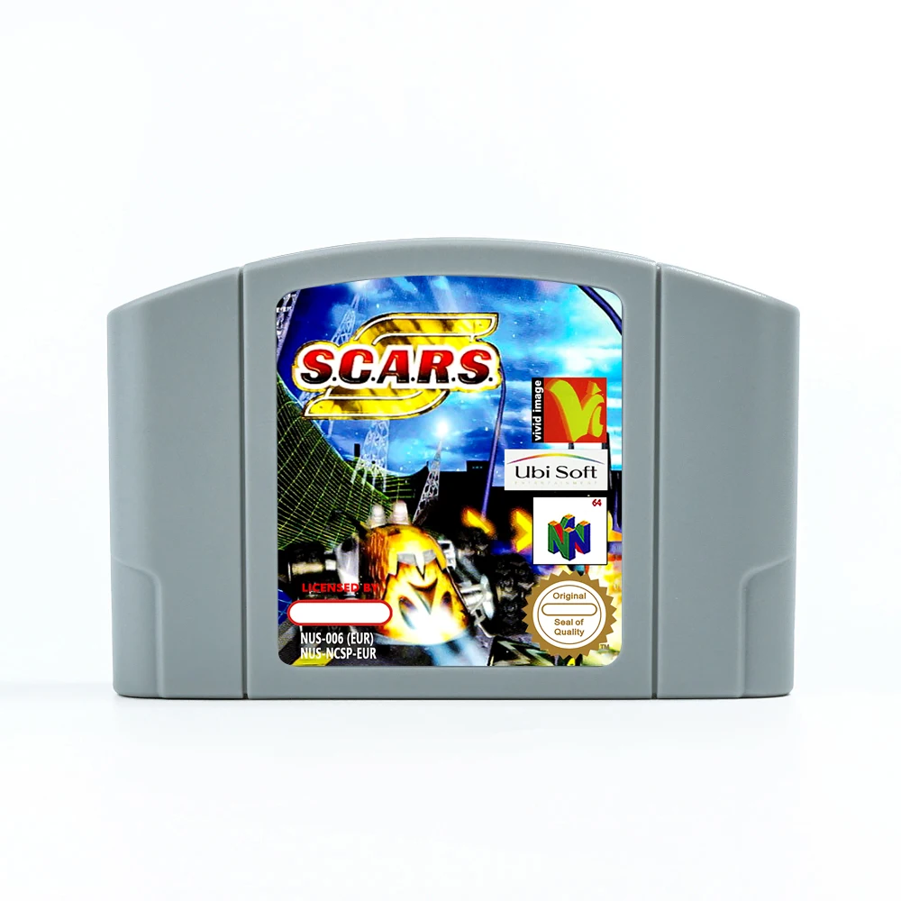 S.C.A.R.S.  Game Cartridge for 64 Bit PAL EUR Consoles N64 Game Card