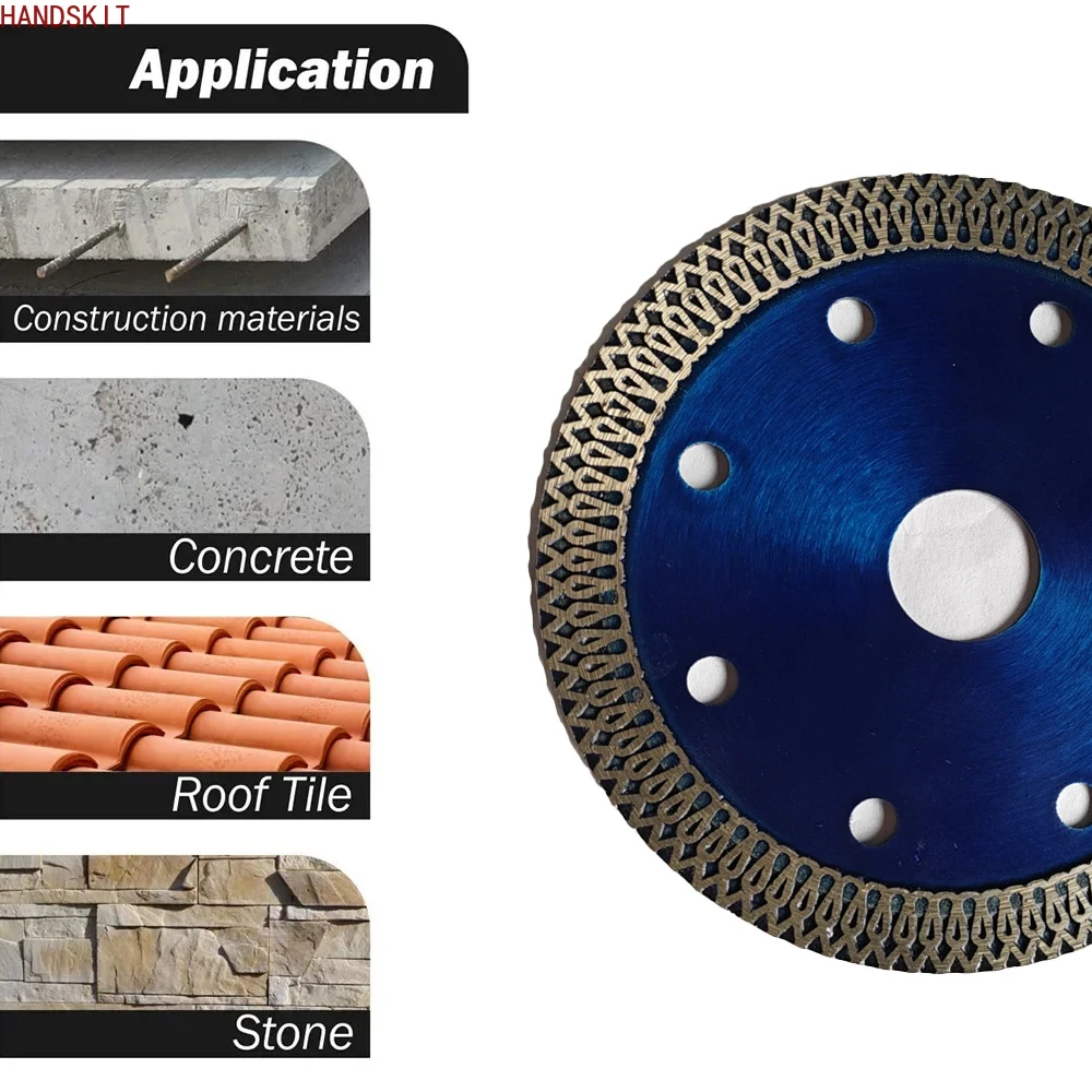 

105/115/125MMTurbo Diamond Saw Blade Granite Marble Cutting Disc Porcelain Tile Ceramic 3Size Angle Grinder High end and durable