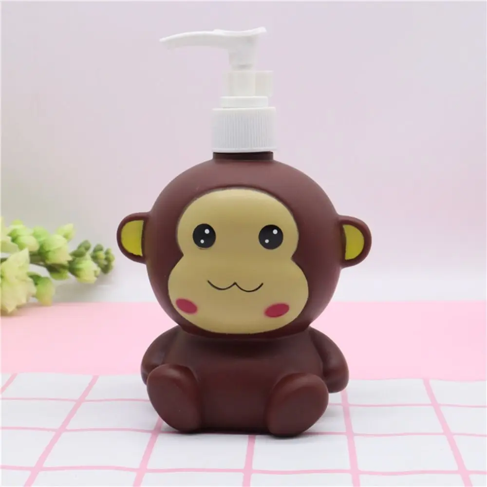 Dispenser Soap Bottle Cartoon Pump Bottles Liquid Shampoo Lotion Kids Shower Empty Travel Hand Green Animal Refillable Frog