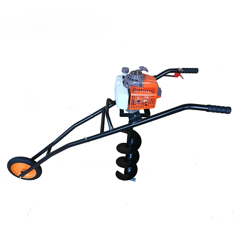 tree planting Hole Digger machine soil Ground Drill Petrol Gas powered Earth Augers