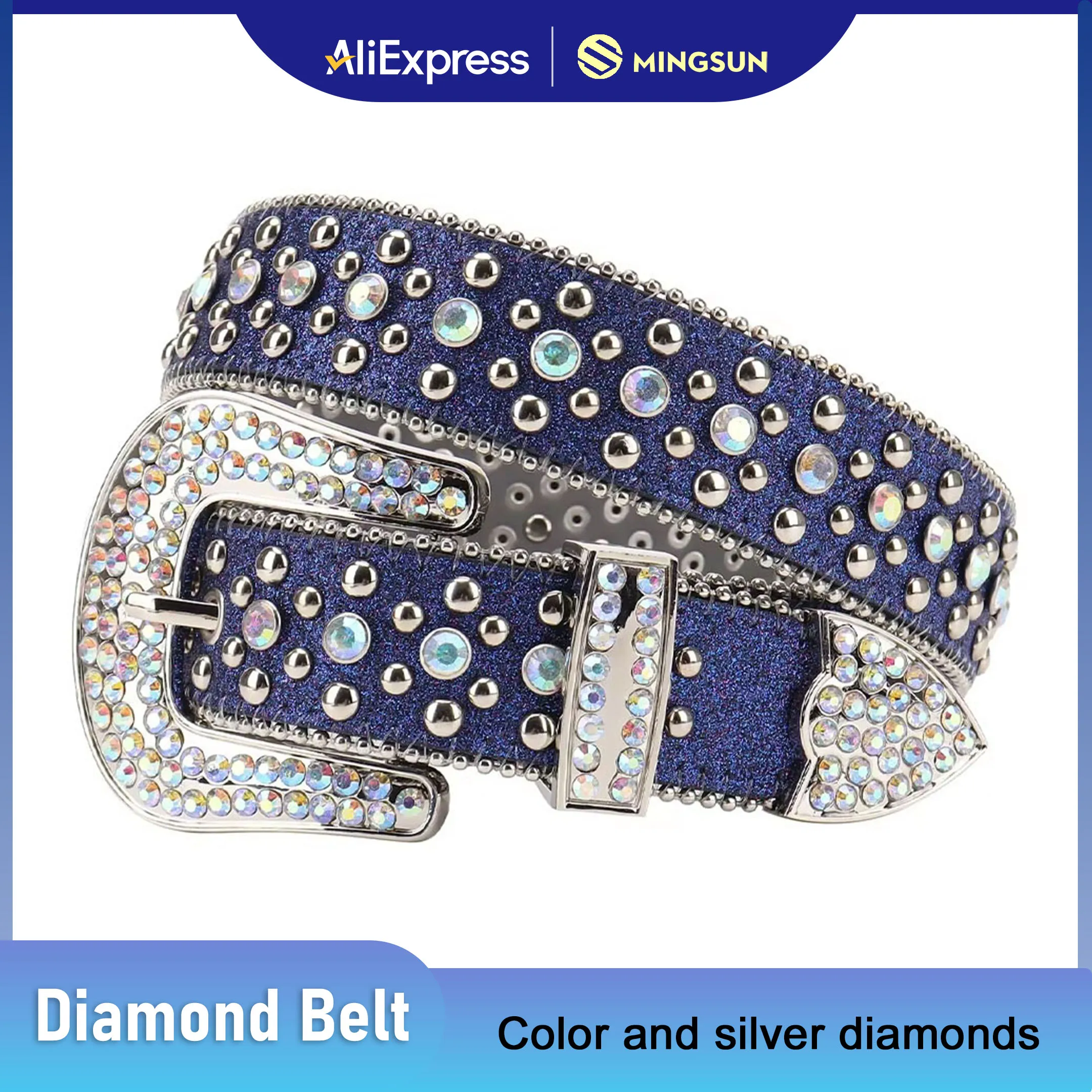 

Gothic Rhinestone Studded Belts for Women Men Western Cowboy Cowgirl Diamond Belt Fashion Luxury Designer Leather Belt for Jeans