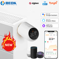 BEOK Thermostatic Radiator Valve Controller Actuator TRV Tuya ZigBee Works With Alexa Google Alice Home Heating