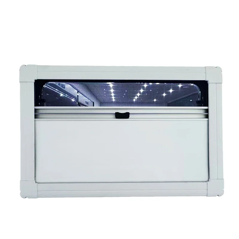 RV window accessories ABS inner frame with roller insect net sunshade suitable for camper caravan