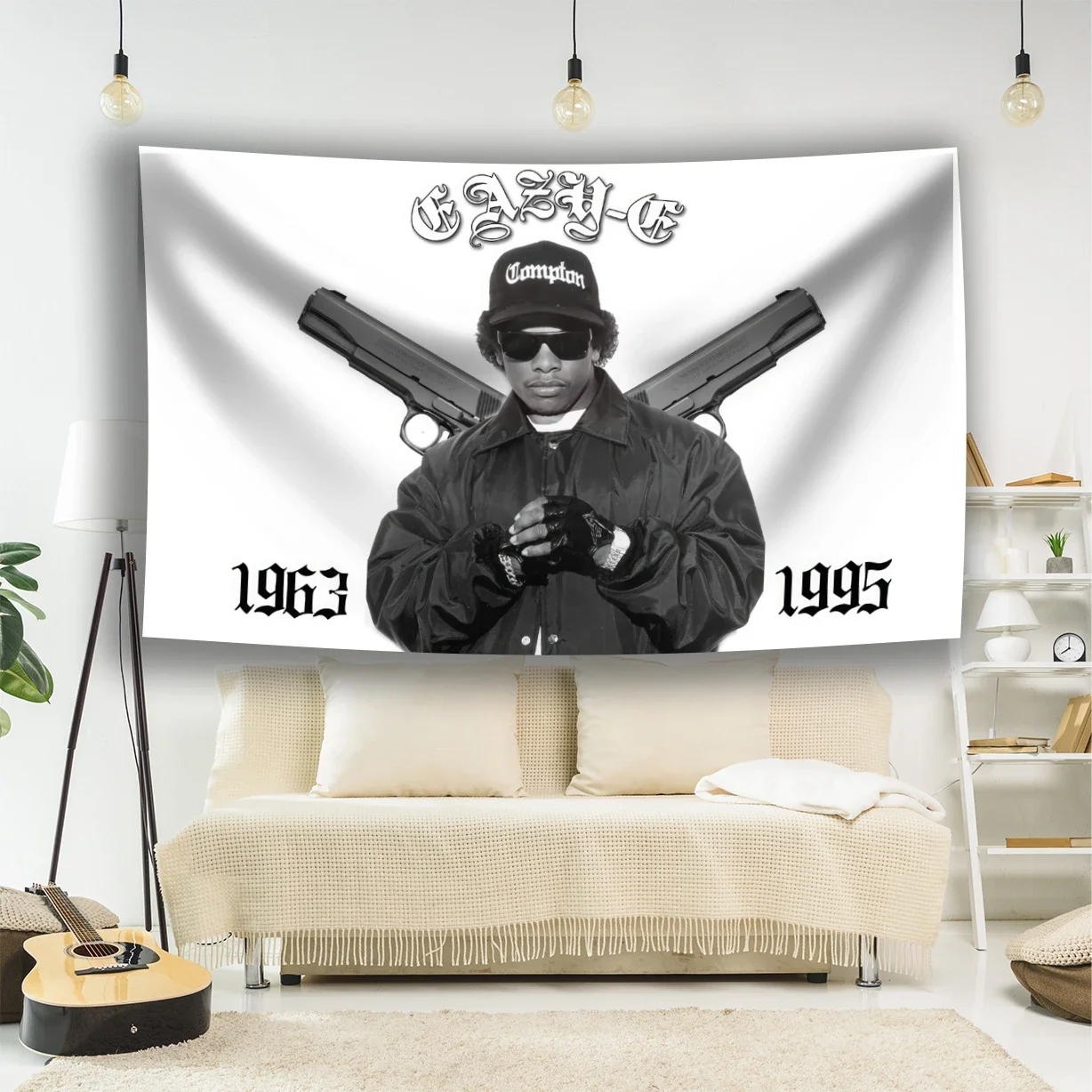 Eazy Duz It гобеленовый баннер для гостиной, спальни, легко и беспощадное западное побережье, рэп нва