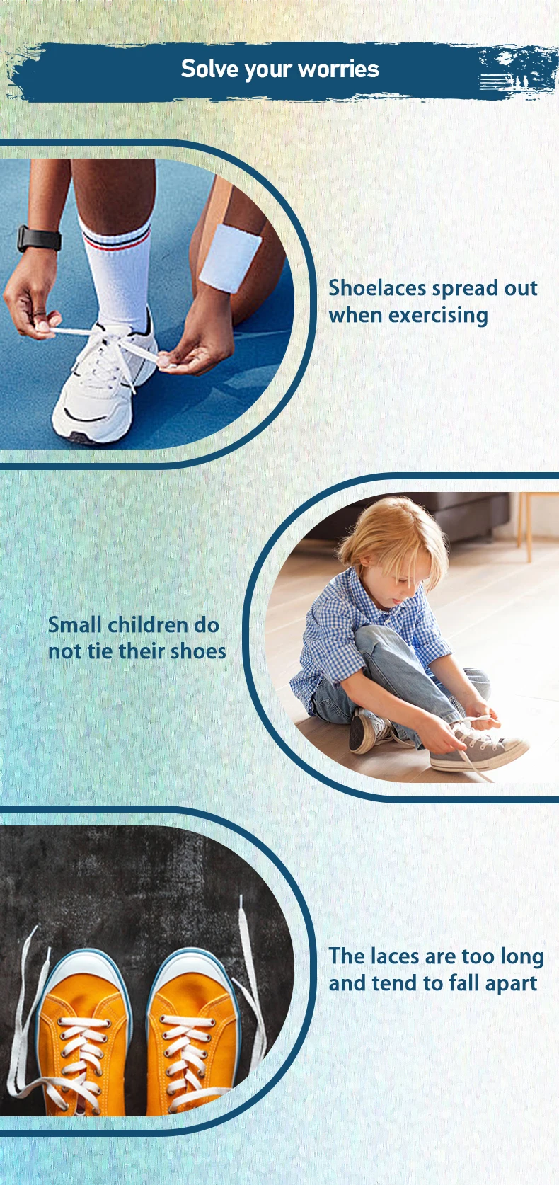 Automatische Schnürsenkel ohne Binden mit drehbarer Schnalle für Freizeitschuhe, flache Schnürsenkel für Erwachsene und Kinder, einfache Schnürsenkel für Sneaker. – Detail 2