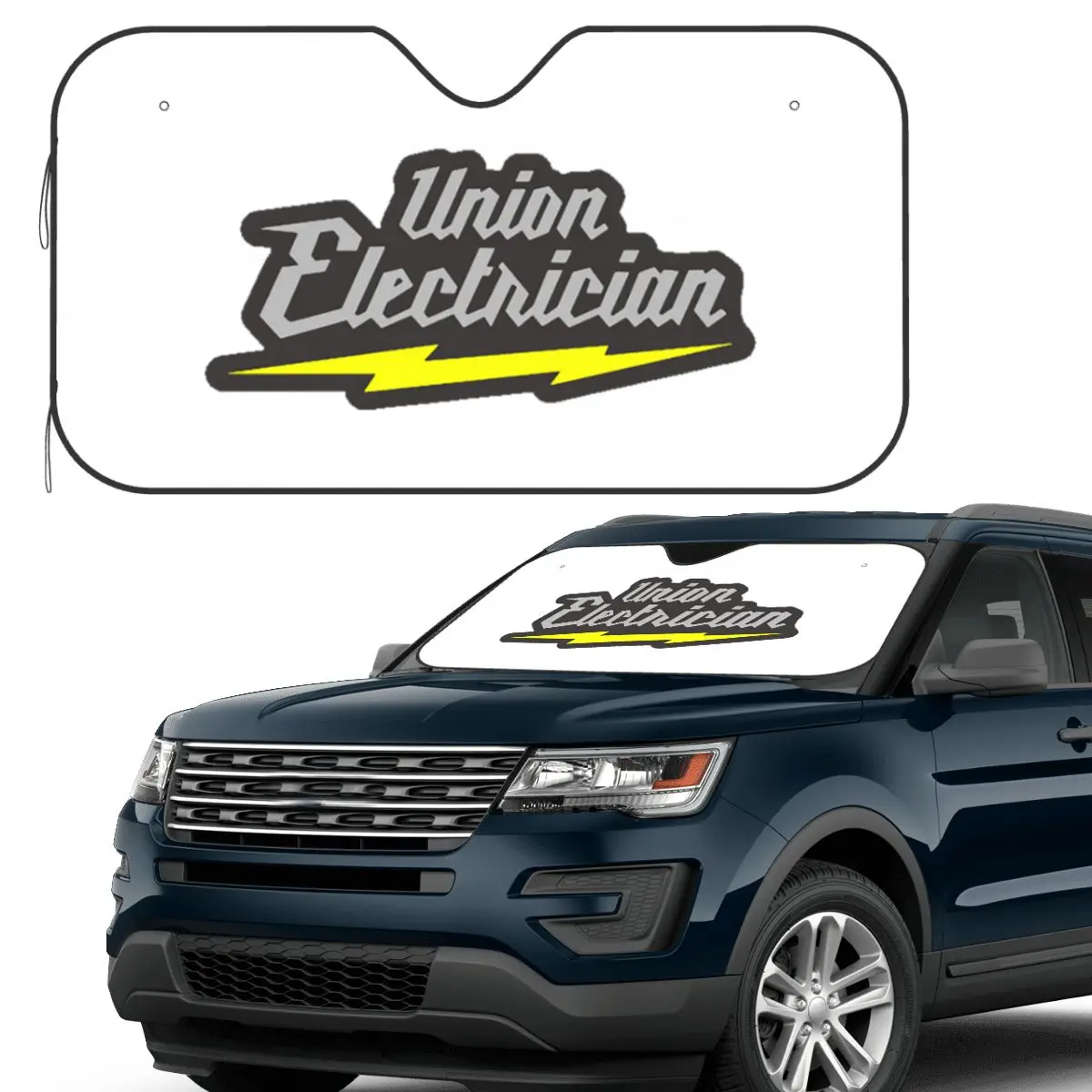 

Union Electrician Sunshade Windscreen Car Front Windshield Window Sun Visor Accessories Covers