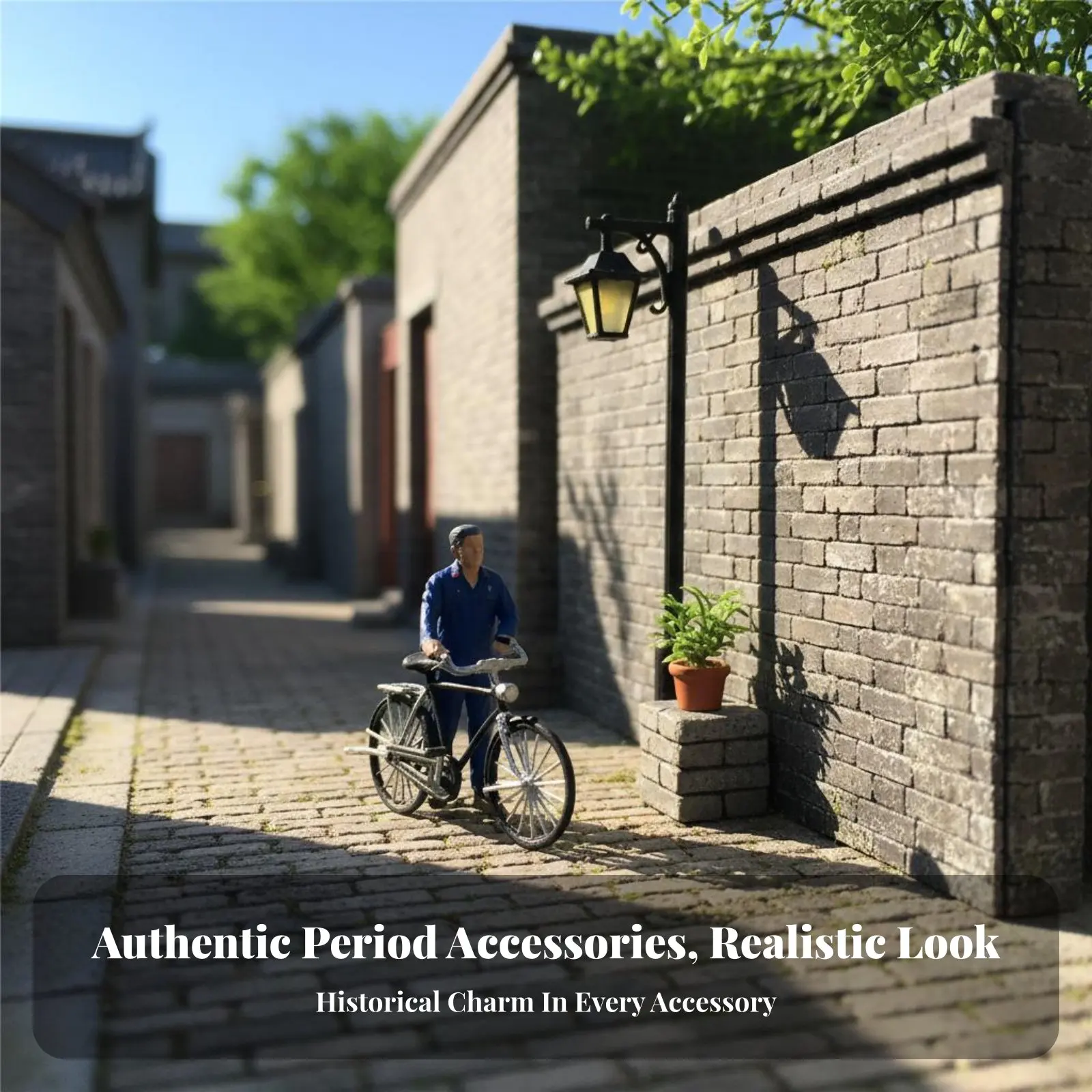 

1:64 Scale Human Figure High Intricacy Saluting Armed Forces Member Miniature Man with Pedal Cycle Model Collectible Vintage