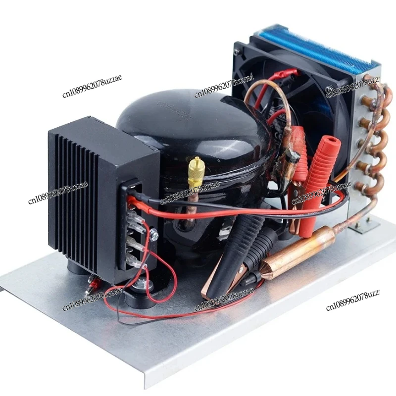 

DC12V 24V Compressor Condenser BD25HC Car Refrigerator Solar Freezer Marine Refrigerator Air-cooled Refrigerator Unit