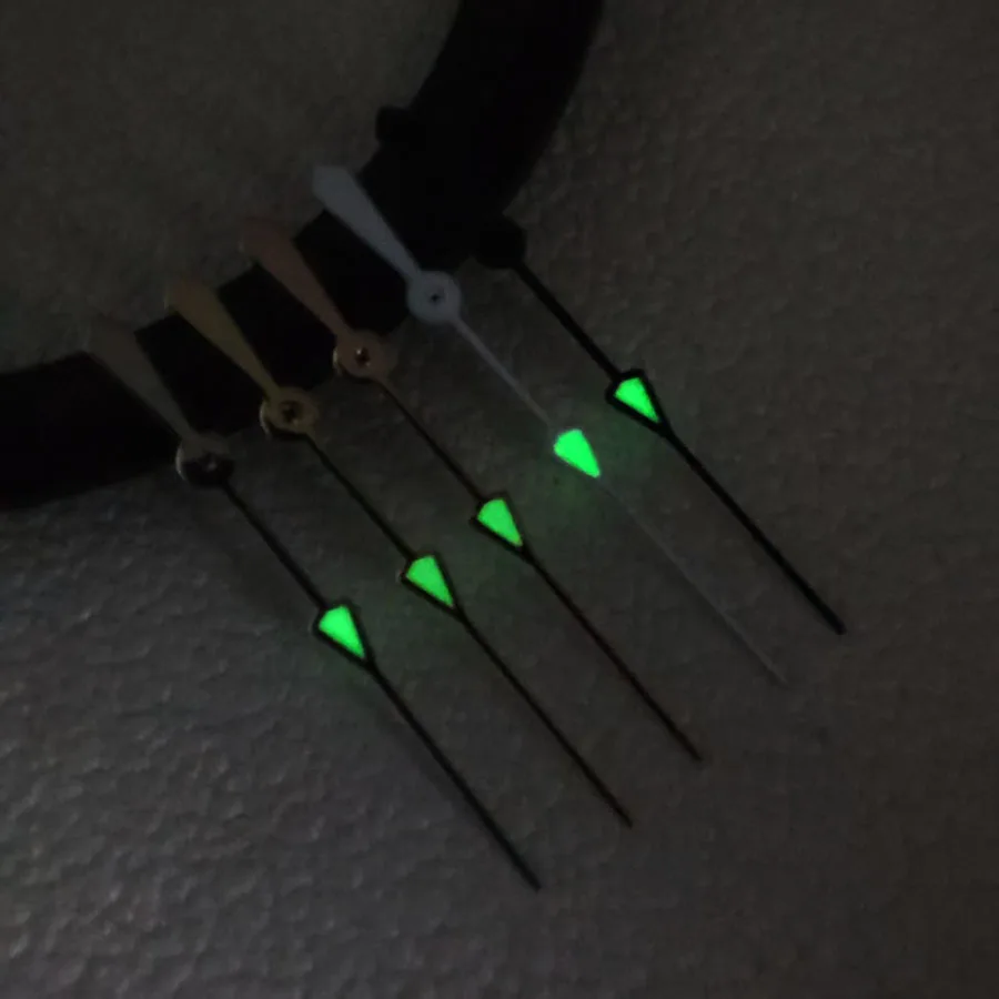 NH35 Second Hands Slender Green Luminous Second Hands Watch Accessories Suitable For NH35 NH36 NH70 4R 7S Movement