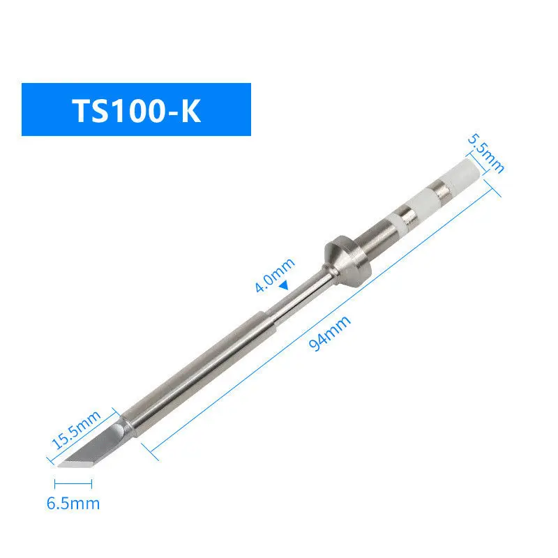 Imagem -06 - Pontas de Ferro de Solda de Cobre Elétrico k ku i D24 Bc2 c4 c1 Jl02 Faça Você Mesmo Substituição Cabeça de Solda Kits de Estação de Solda Ts100