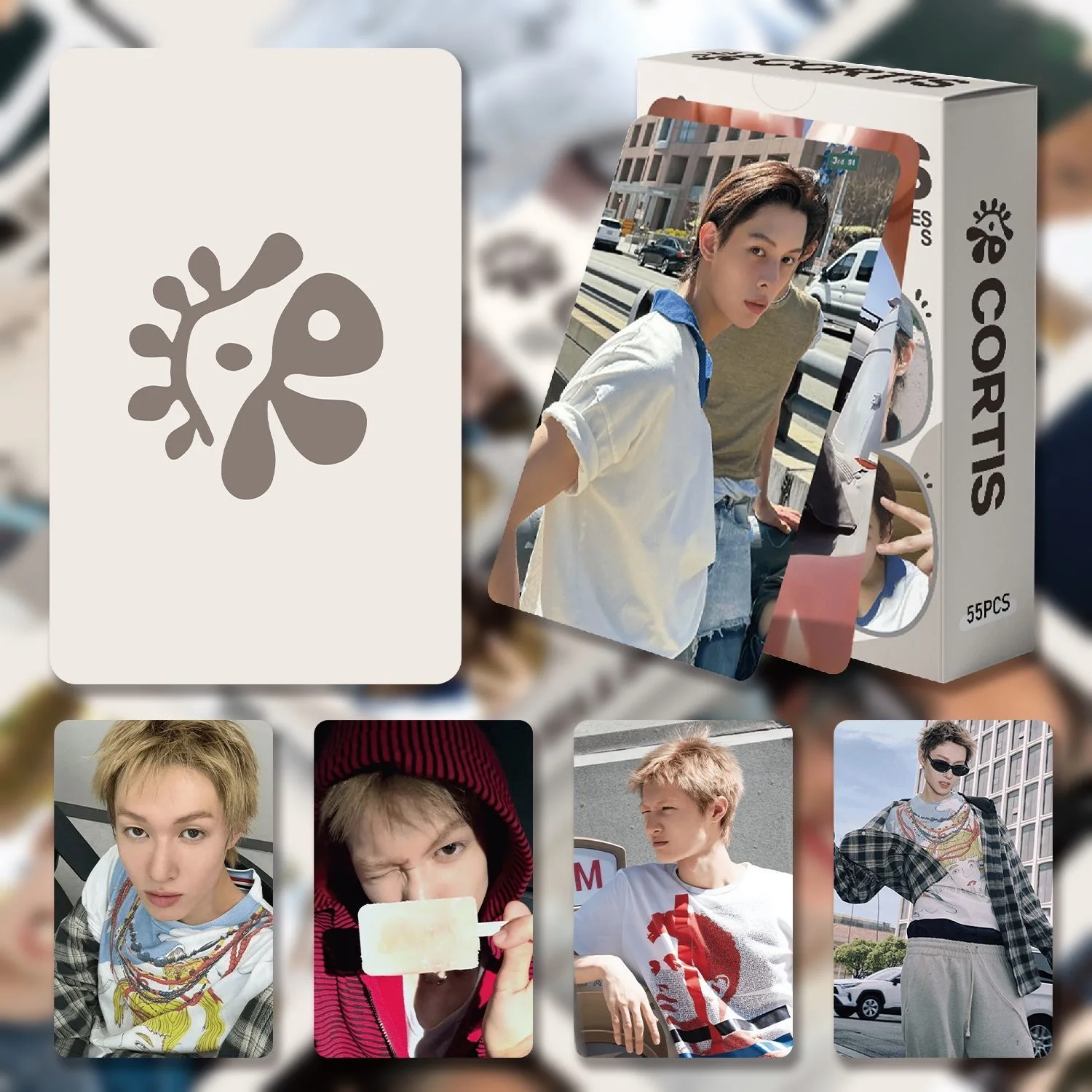 55Pcs Lomo Cards and Stickers, HD Art Photo Cards Set, Aesthetic Collectible Cards, Ideal Gift for Fans image 4