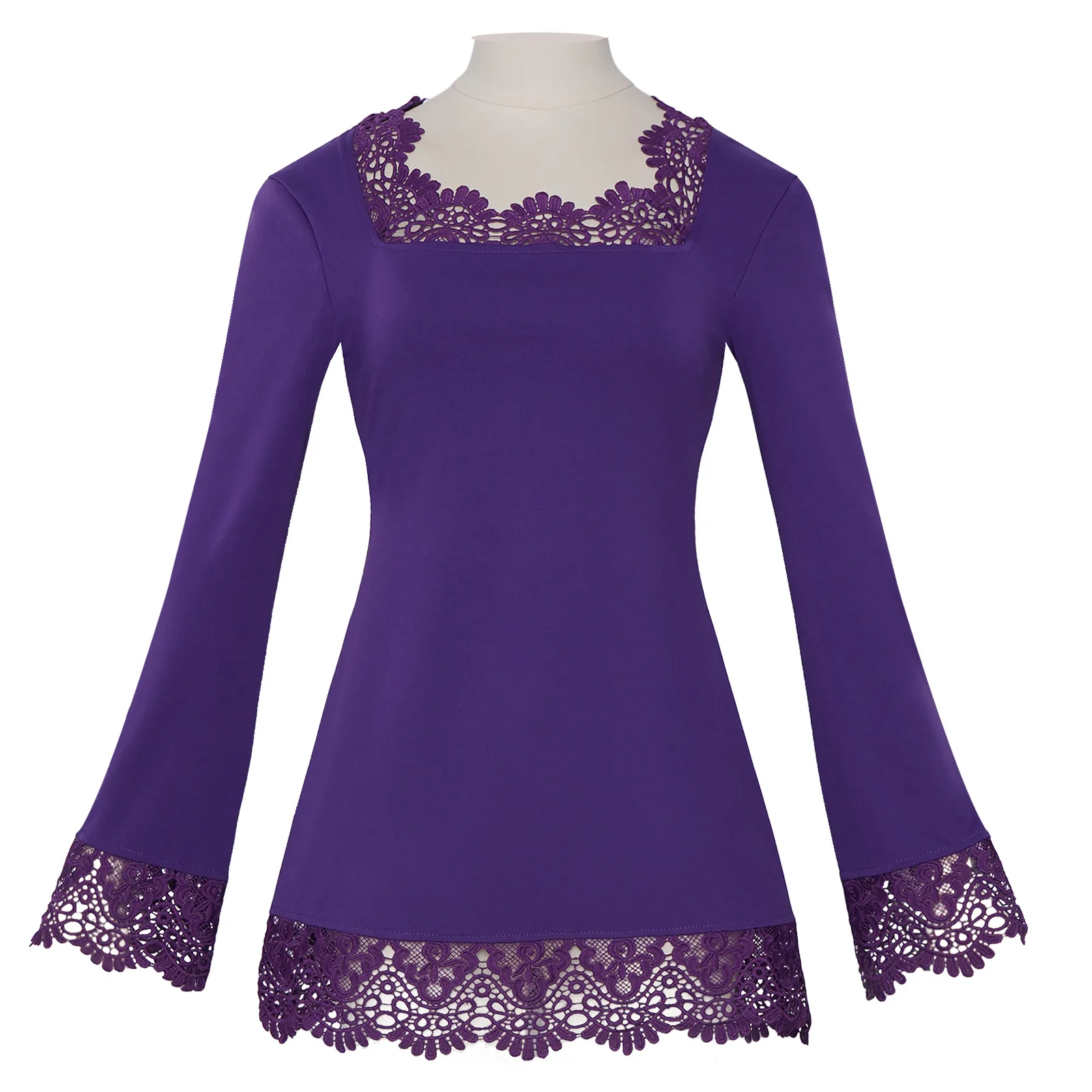 Anime Nico Robin Cosplay Costume Lace Dress Wig Miss All Sunday Role Play Outfit For Adult Woman Carnival Halloween Suit - view 4
