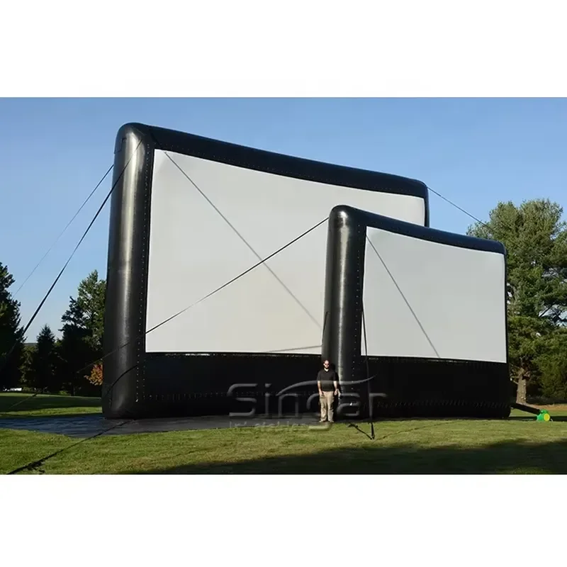 for Large Inflatable Air Screen Outdoor Cinema Equipment for Inflatable Outdoor Movie Screen for Movie Projector Screen