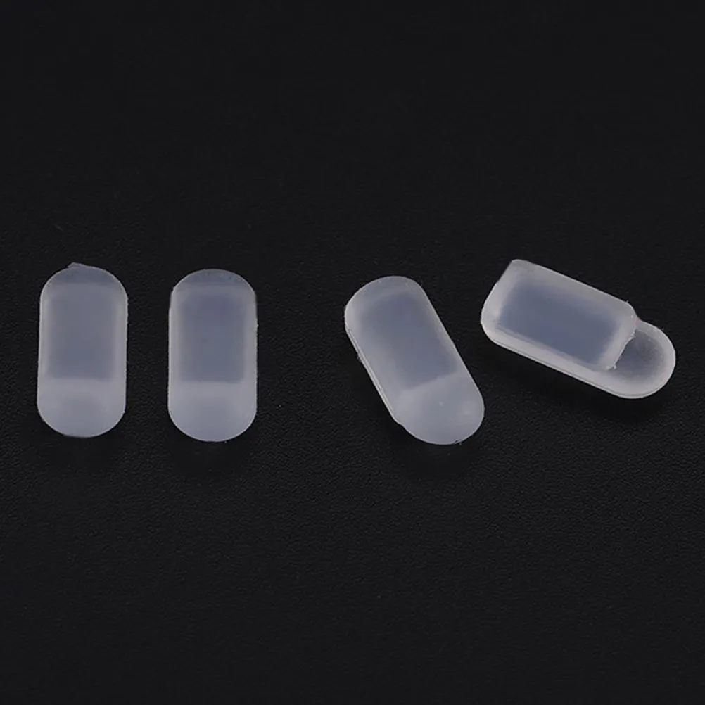 

10Pairs Silicone Nose Pads for Eyeglasses Sunglasses Spectacles Anti-Slip Flexible Comfortable Nose Cushion Replacement Pad