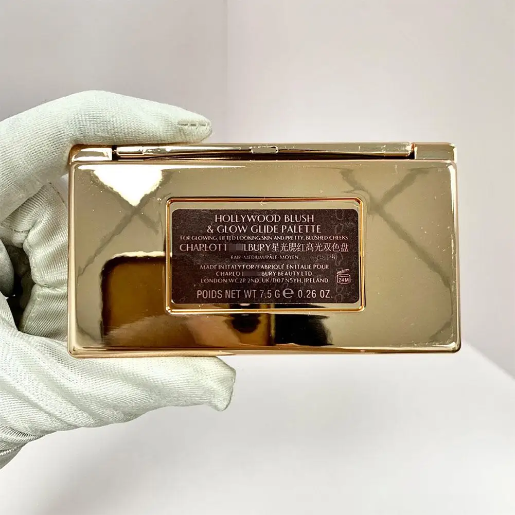 2색 블러쉬 팔레트 스타라이트 파우더 블러셔 하이라이트 투 컬러 디스크 롱래스팅 방수 페이스 블러셔 중국 화장품