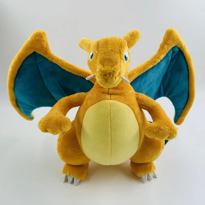 

23cm Large Kawaii Charizard Plush Toy Stuffed Doll Cute Fire Dragon Plushie for Kids Birthday Gift