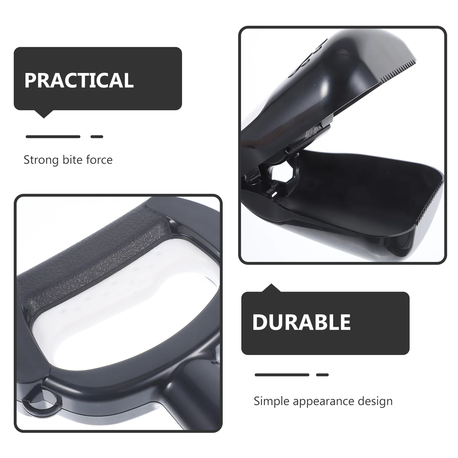 

Dog Poop Scooper Strong Bite Force Clamp Tightly Ergonomic Handle Portable Pet Waste Picker Outdoor Travel Hygienic Tool