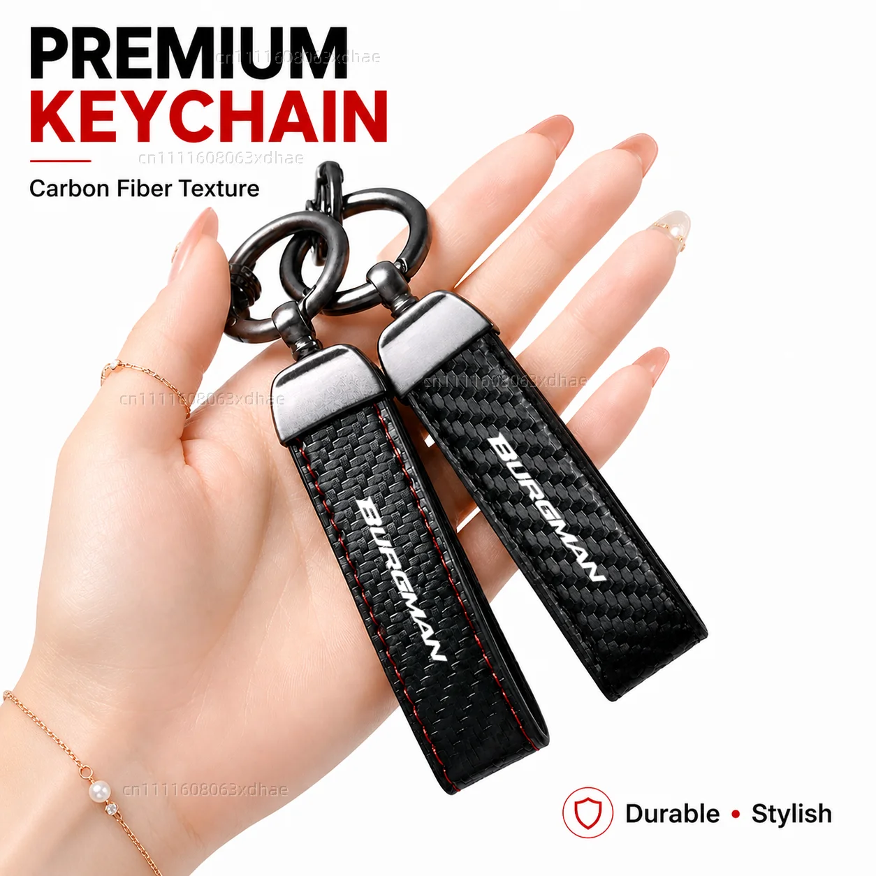 High-Grade Leather Motorcycle Keychain Holder Keyring Accessories For BURGMAN AN125 AN250 AN400 AN650 AN 650 Burgman 400 650 125 view 4