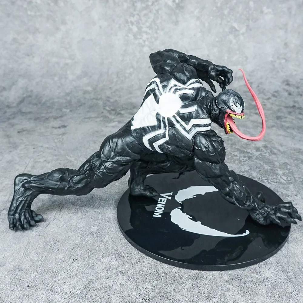 Nuevo Venom Batman estatua hecha a mano película villano alrededor del modelo de oficina adornos de animación Marvel Comics Hobby coleccionables