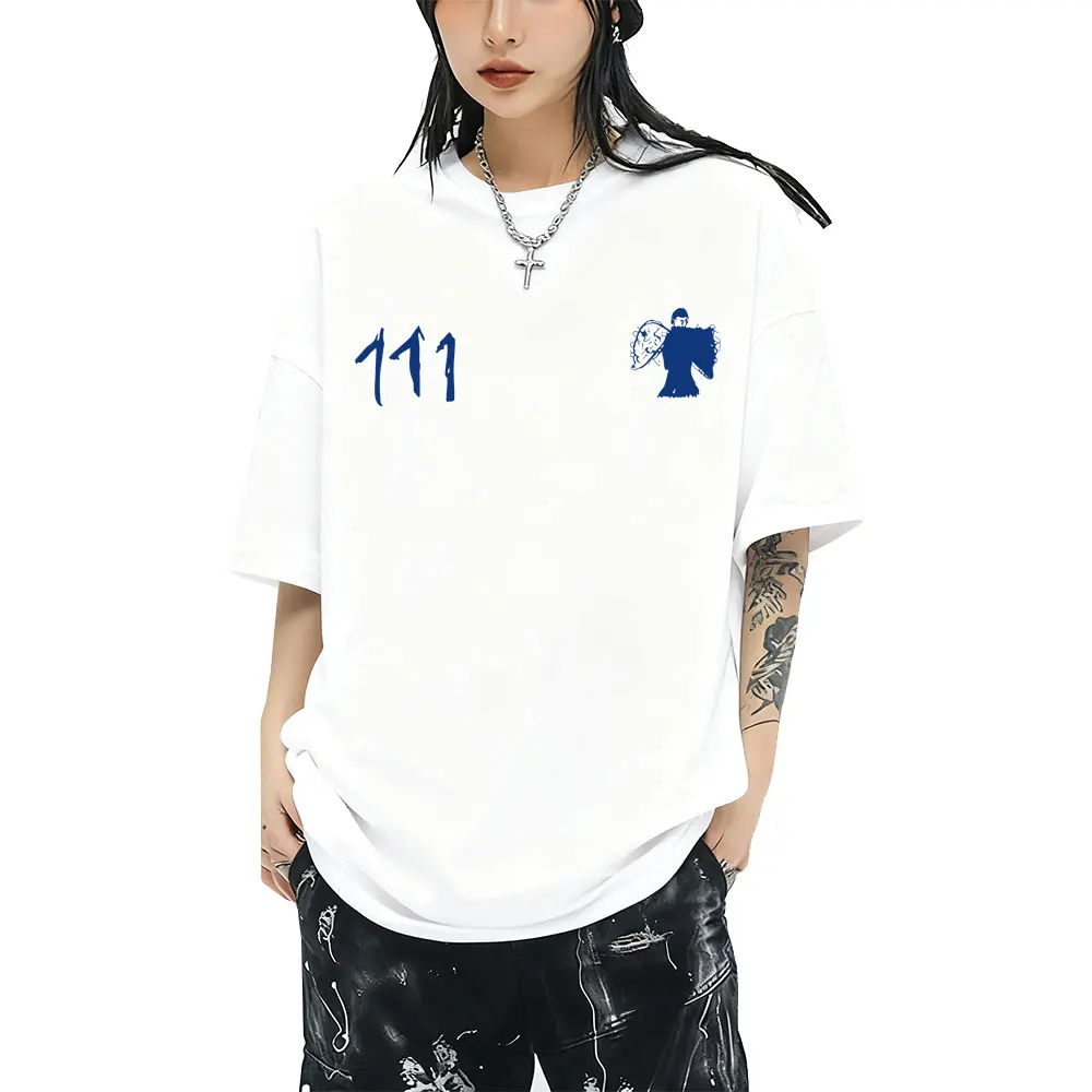 

Rapper Milo J 111 Album Graphic T-shirt Men Women Hip Hop Fashion Pop Music T Shirts Men's Casual Vintage Oversized Streetwear