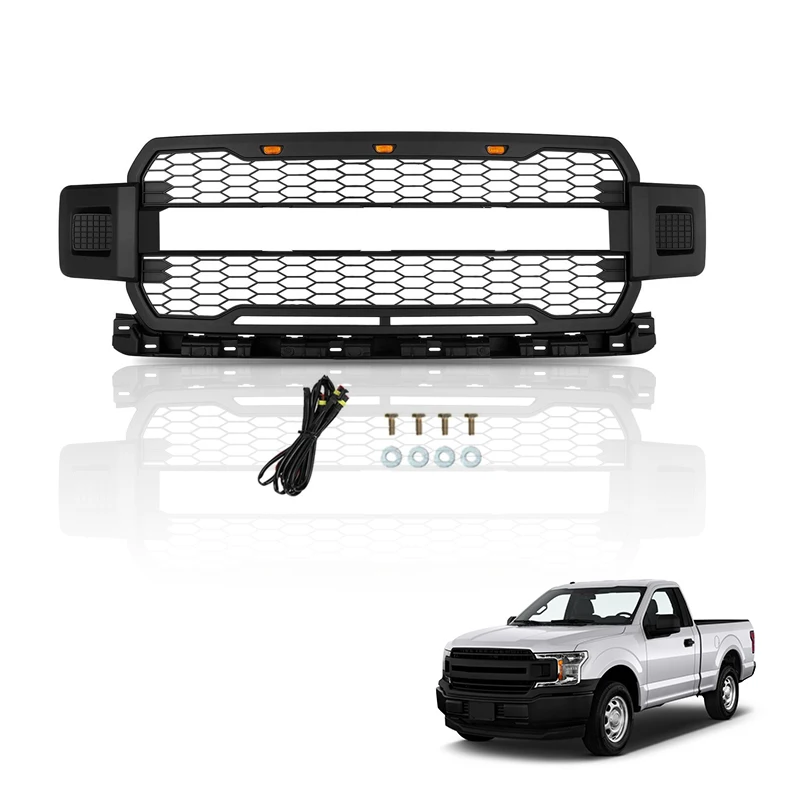 

Gobison 2018-2020 Accessories Front Bumper Grill For FORD F150 Car Grilles