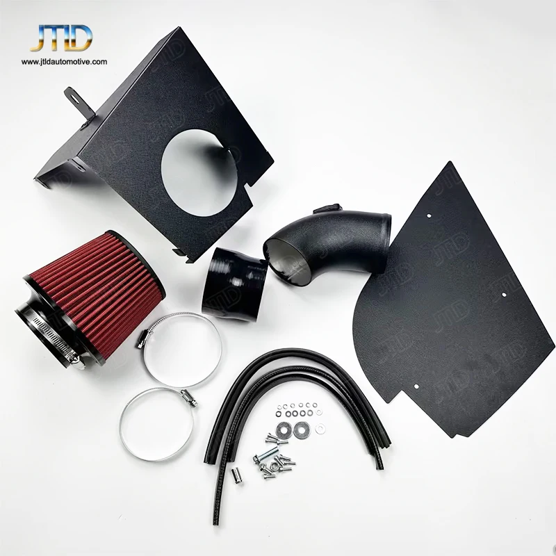 

JTLD INT-BM-010 Turbo Cold Shield Air Intake Filter Kit For BMW G30 G31 B58 540i 2017+ Exhaust System