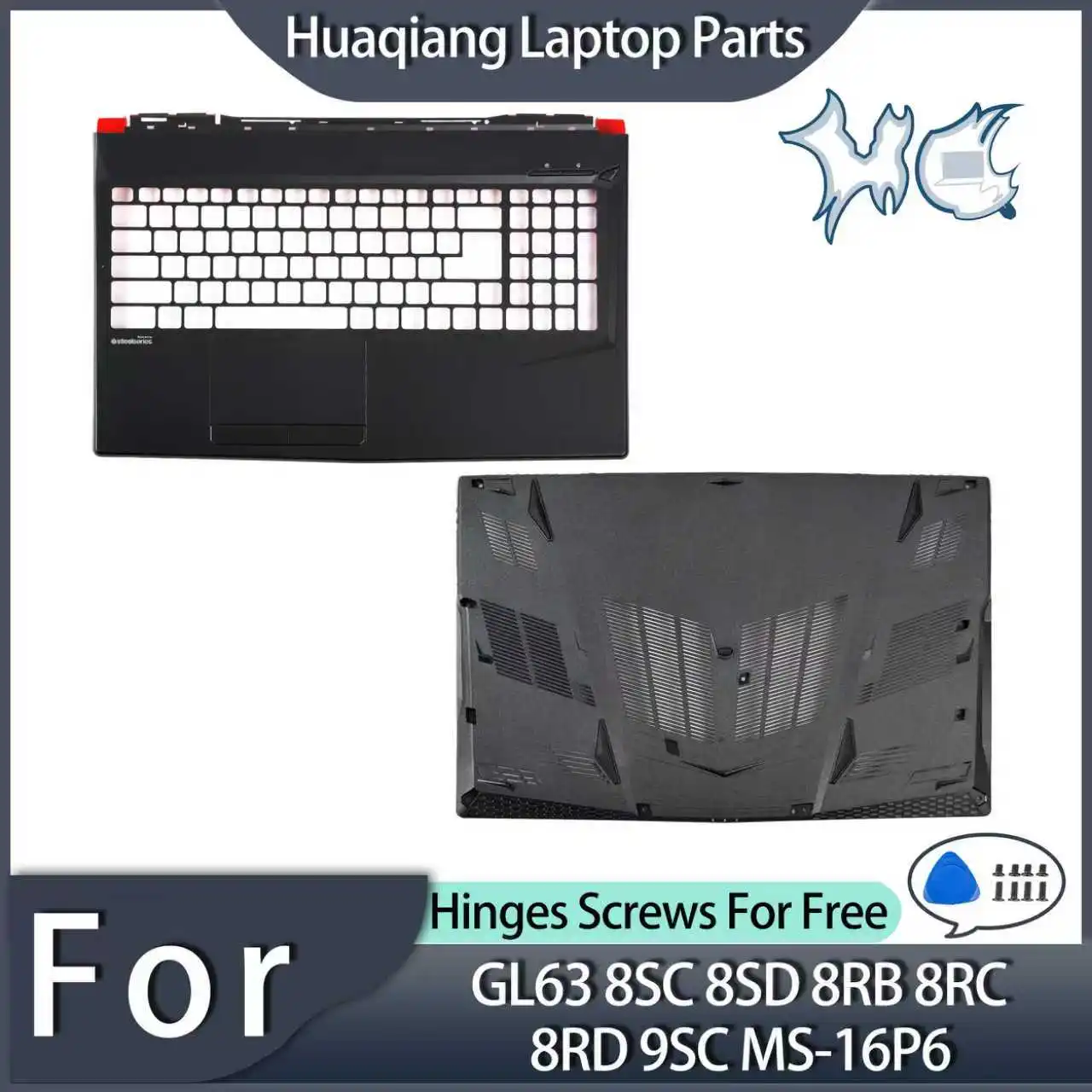 

Новый чехол для GL63 MS-16P6/16P5 MS-16P7 8SC 8SD 8RB 8RC 8RCS 8RD 9SC упор для рук нижняя часть 15,6 дюйма