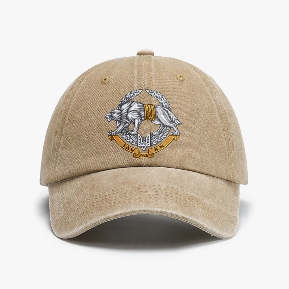 

Special Operations Forces Ukraine print Baseball Cap fashion Vintage Washed soft top Distressed Denim caps Adjustable sun hat