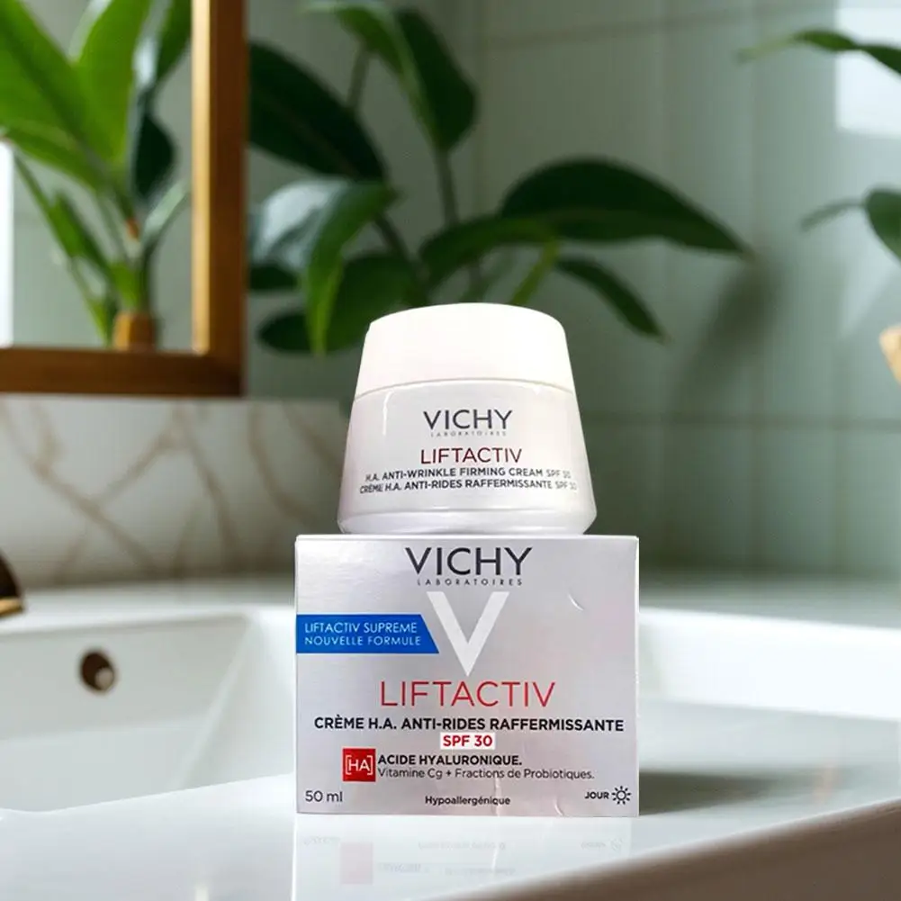 

Vichy многоэффектный крем для лица, увлажняющий солнцезащитный крем для дома и улицы, стойкий уход за кожей, выцветание, тонкие линии для ухода за чувствительной кожей